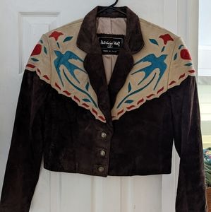 Patricia Wolf women's western suede jacket